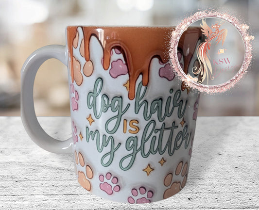Dog Hair Is My Glitter Mug