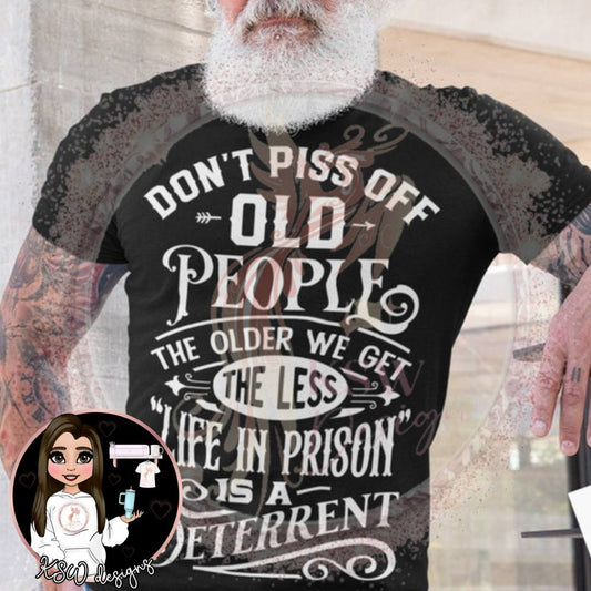 Don't Piss Off Old People Hoodie