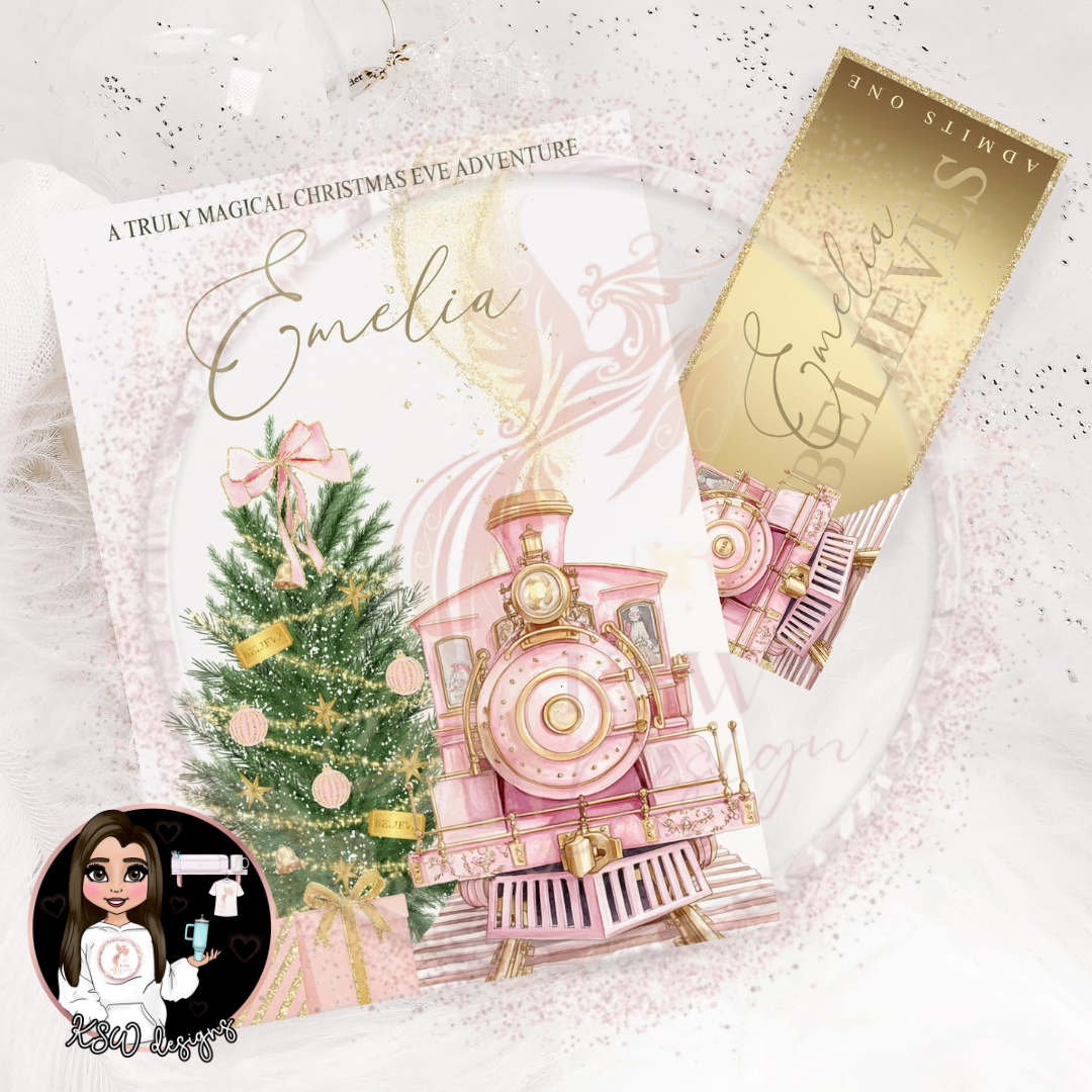 Believe Train & Inner Ticket Story Booklet - Pink Edition