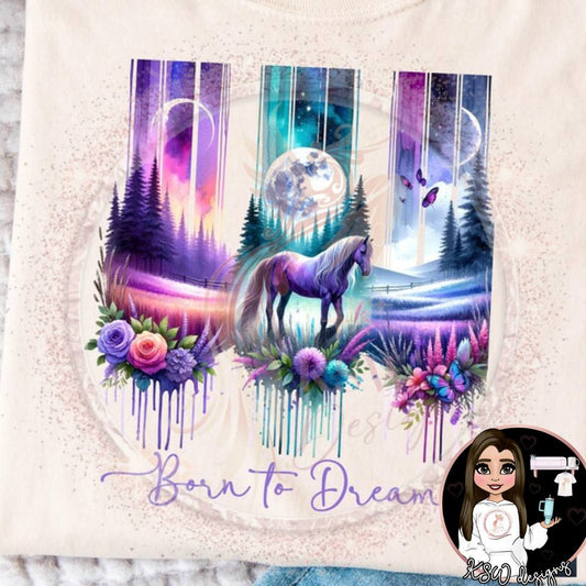 Born To Dream Horse Hoodie