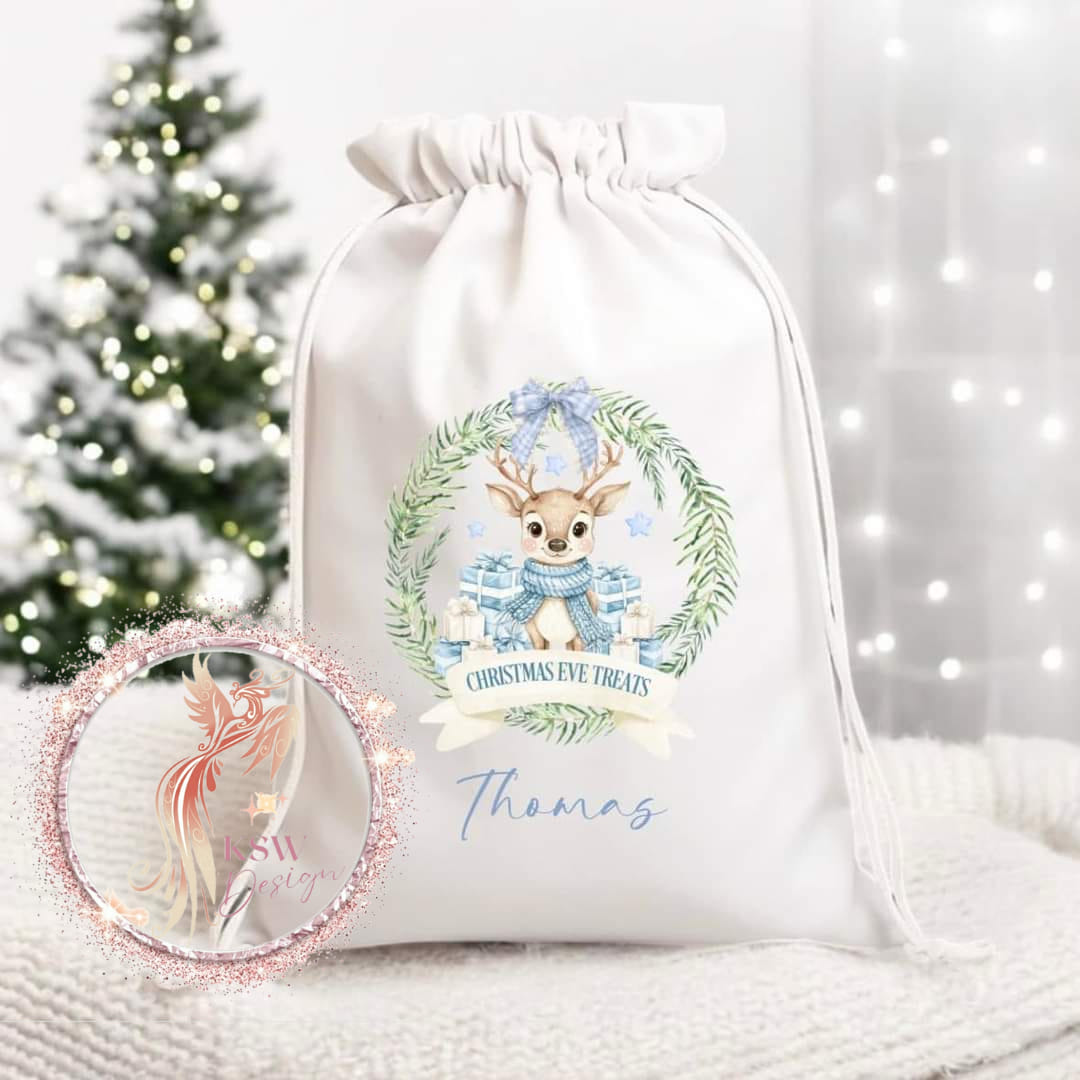 Personalised Christmas Eve Treat Bag