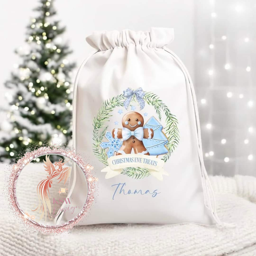 Personalised Christmas Eve Treat Bag