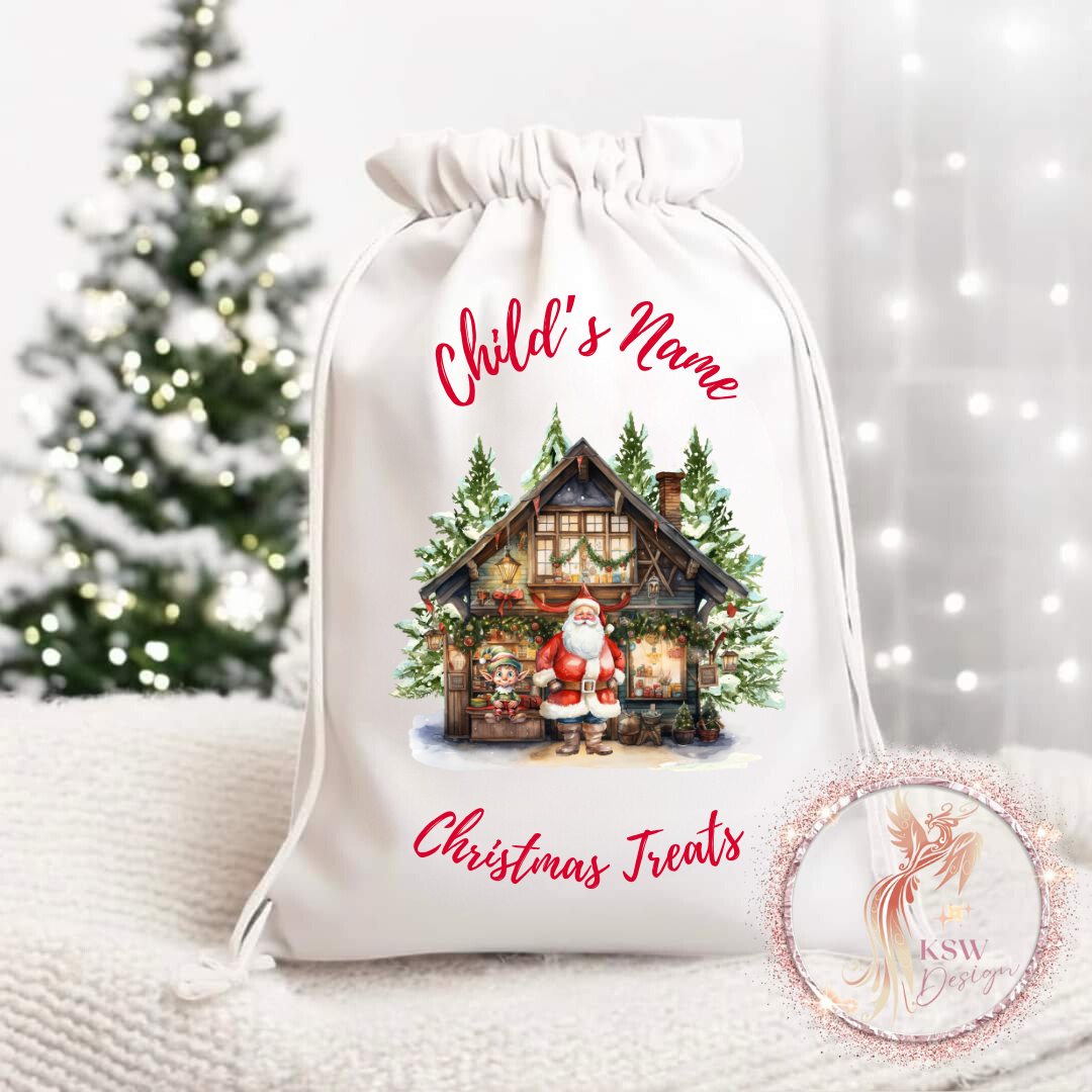 Personalised Christmas Eve Treat Bag