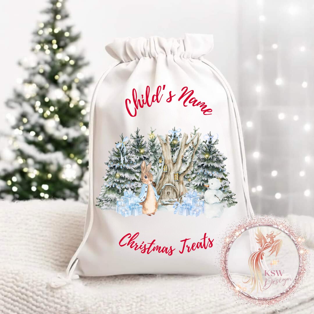 Personalised Christmas Eve Treat Bag