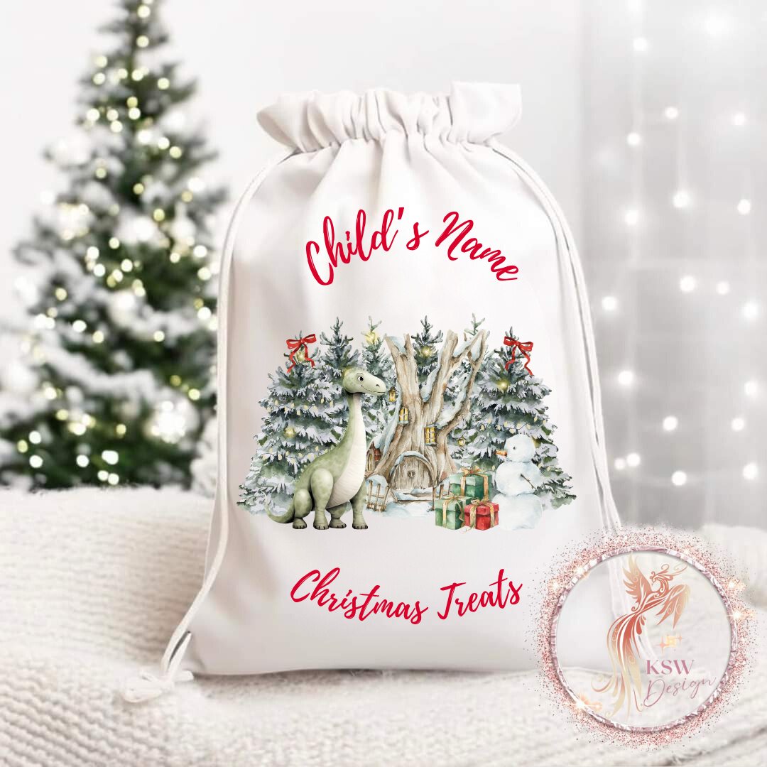 Personalised Christmas Eve Treat Bag