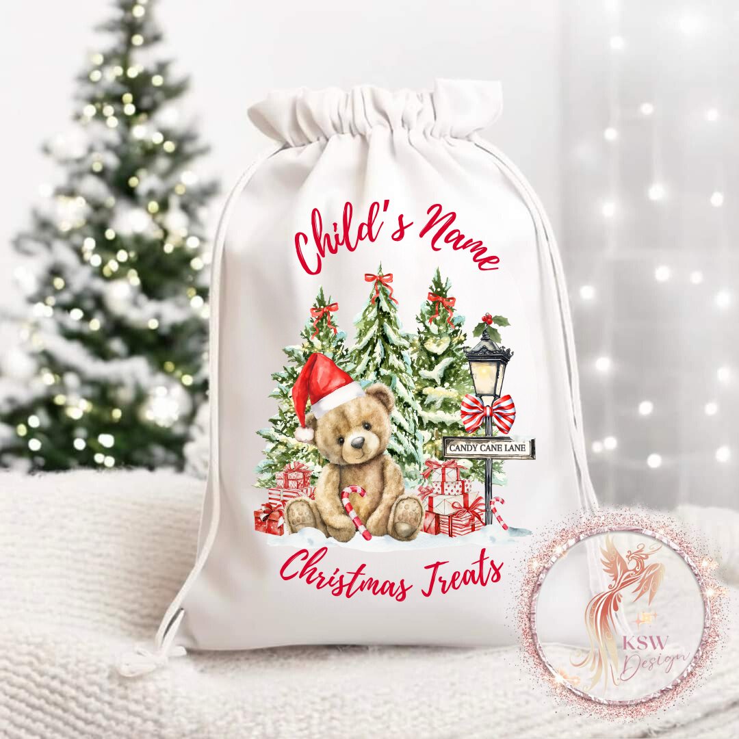 Personalised Christmas Eve Treat Bag