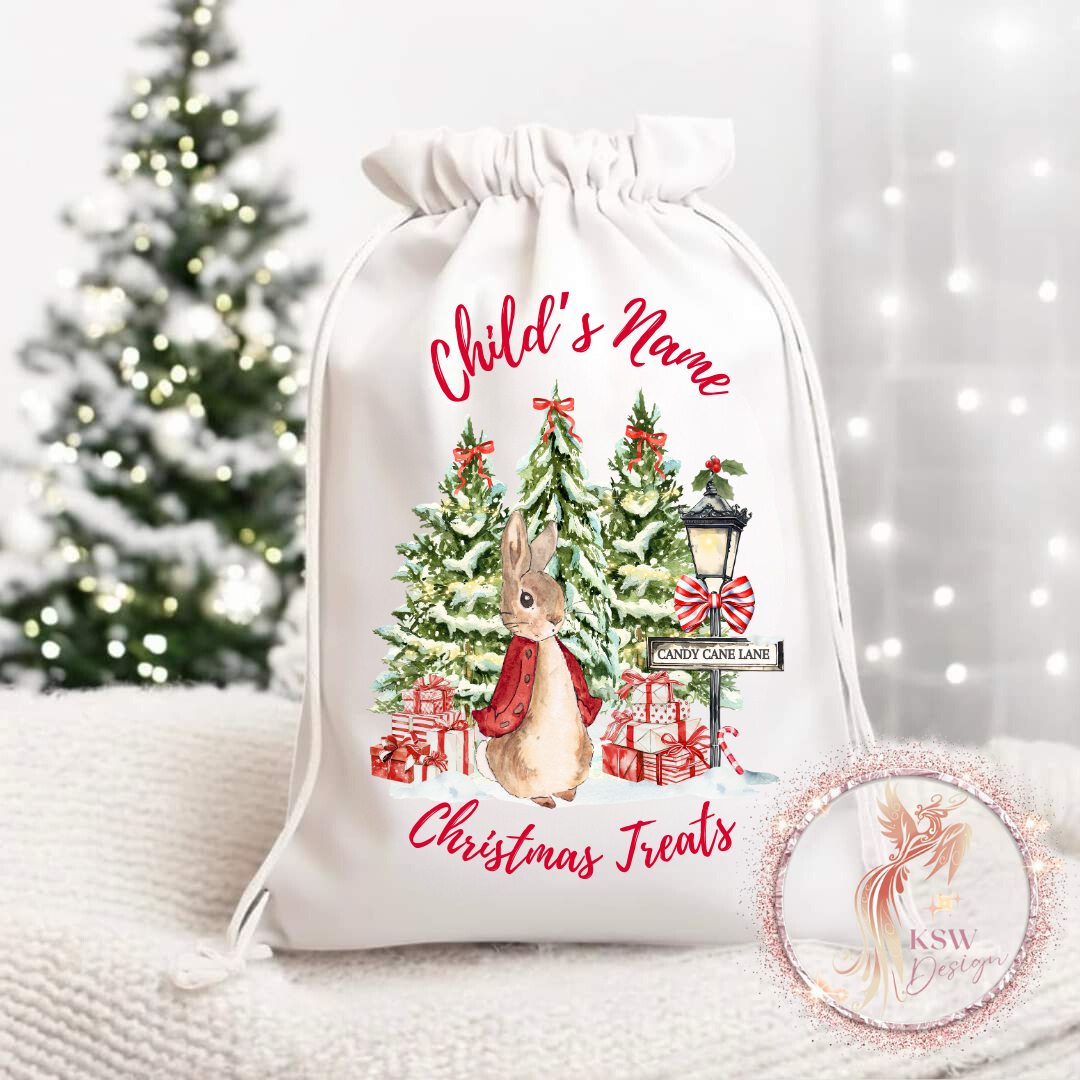 Personalised Christmas Eve Treat Bag