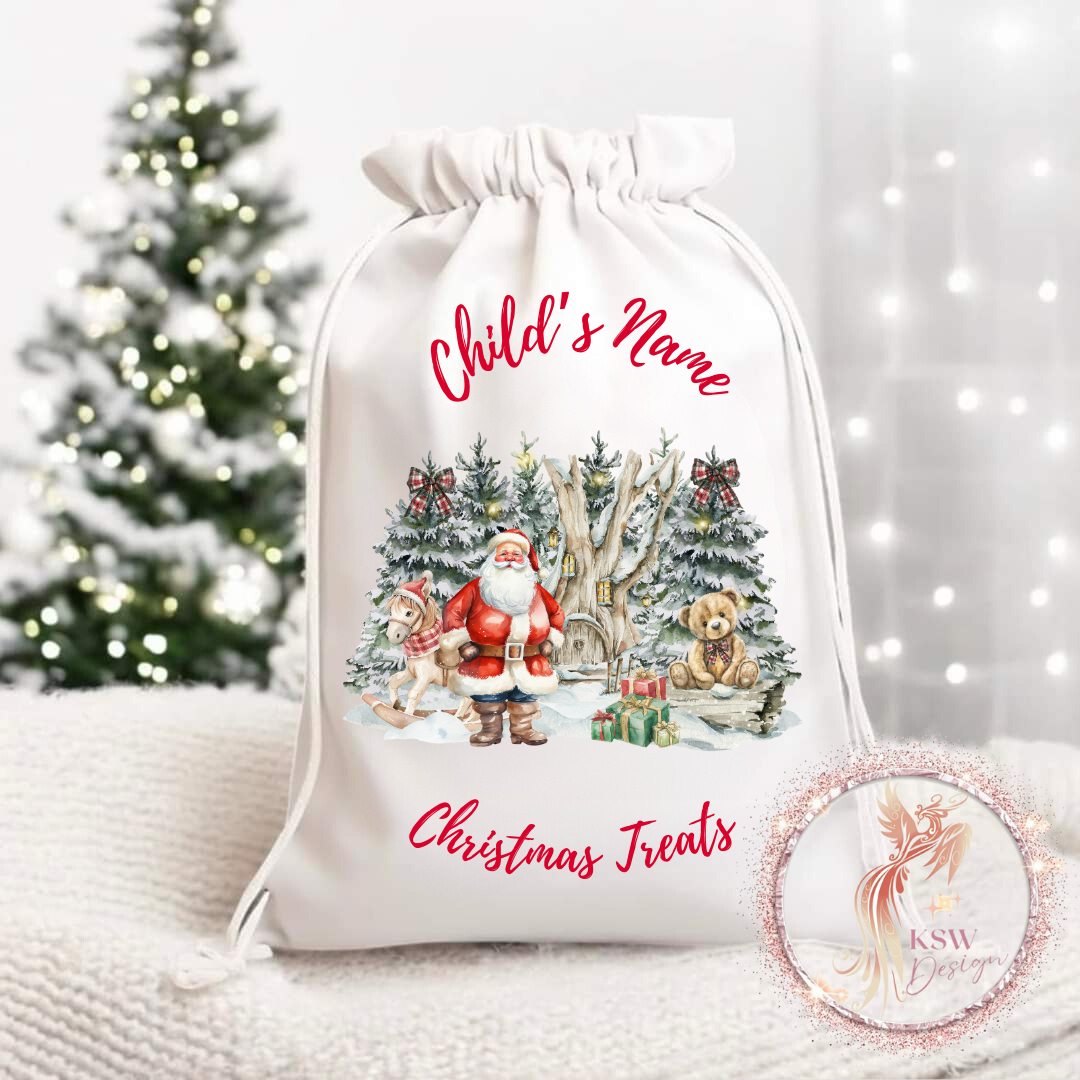 Personalised Christmas Eve Treat Bag