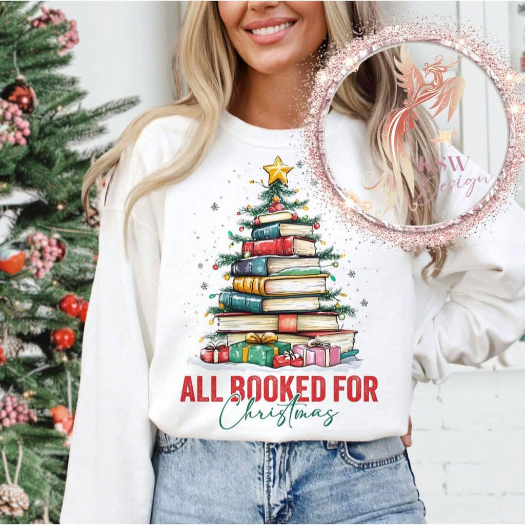 All Booked For Christmas Hoodie