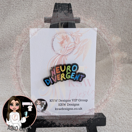 Neuro Divergent Enamel Pin Badge