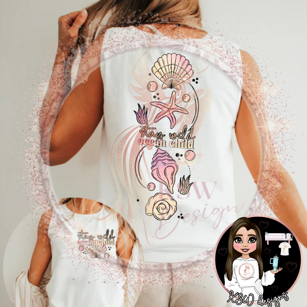 Stay Wild Ocean Child Beach Vest Top