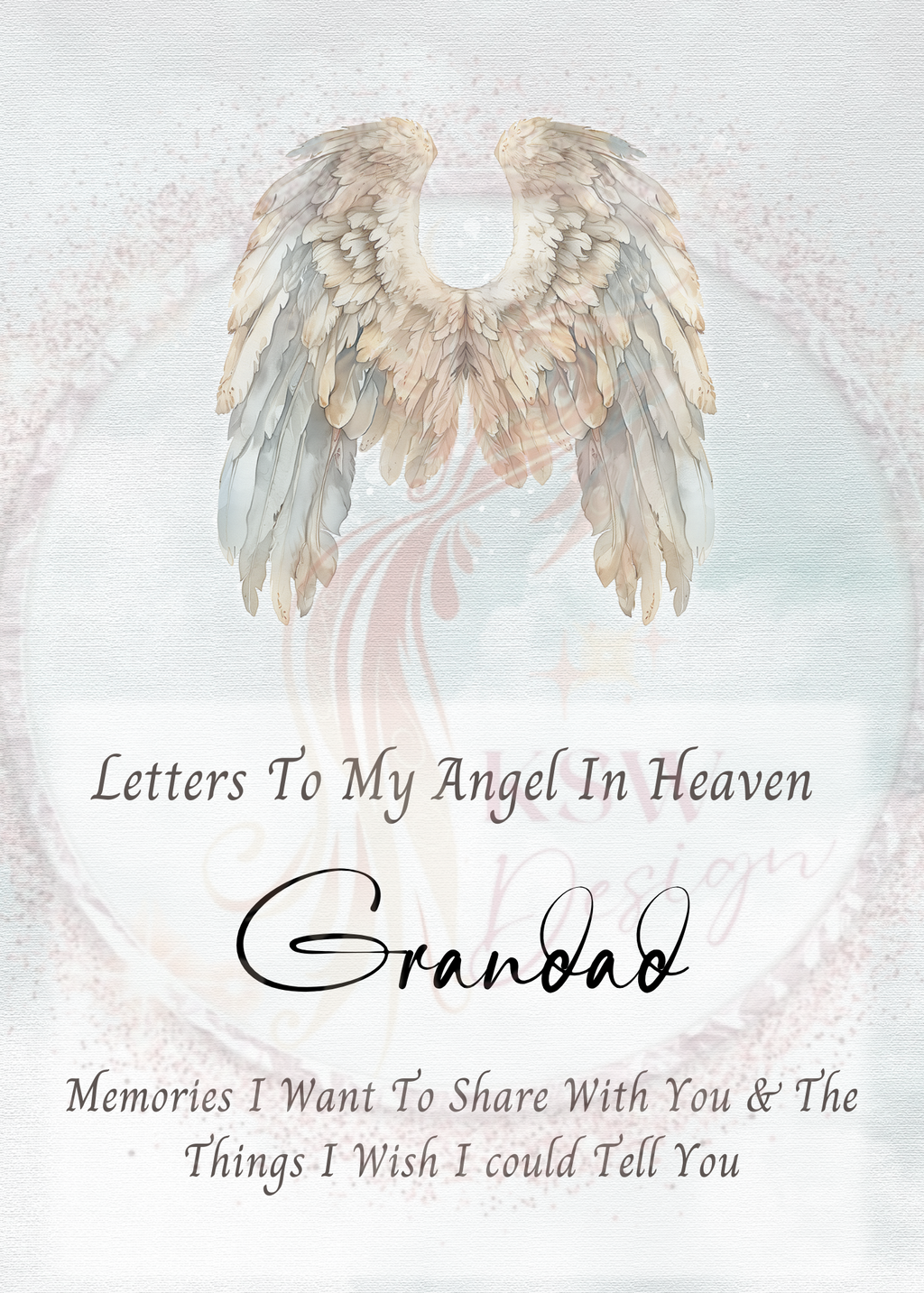 Letters To Heaven PU Poly Notebook