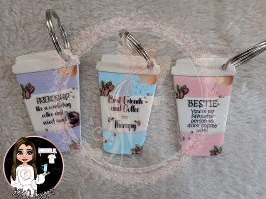 Travel Cup Friendship Keyrings