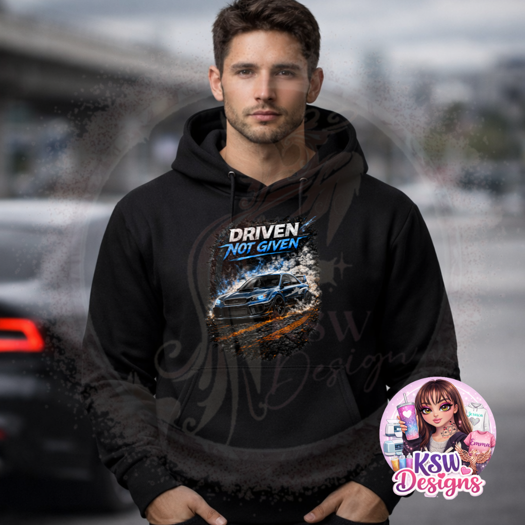 Driven Not Given Car Hoodie | Performance Car Street Hoodie UK