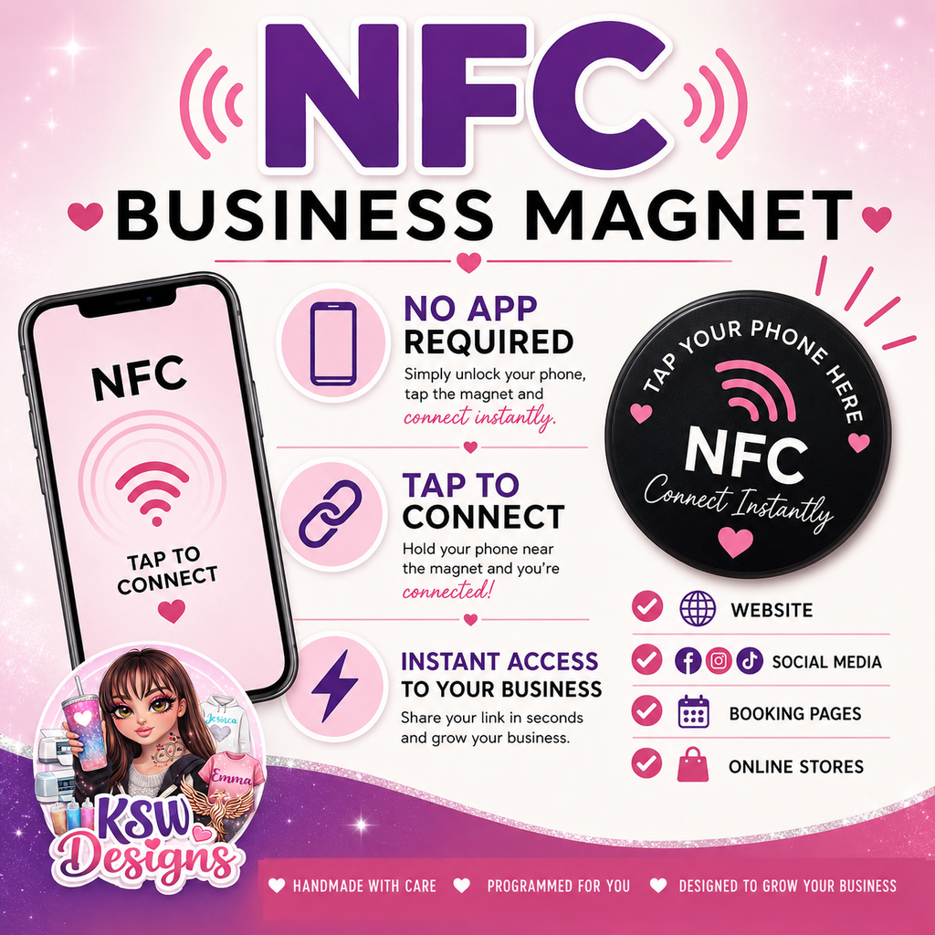 Custom NFC Business Magnet