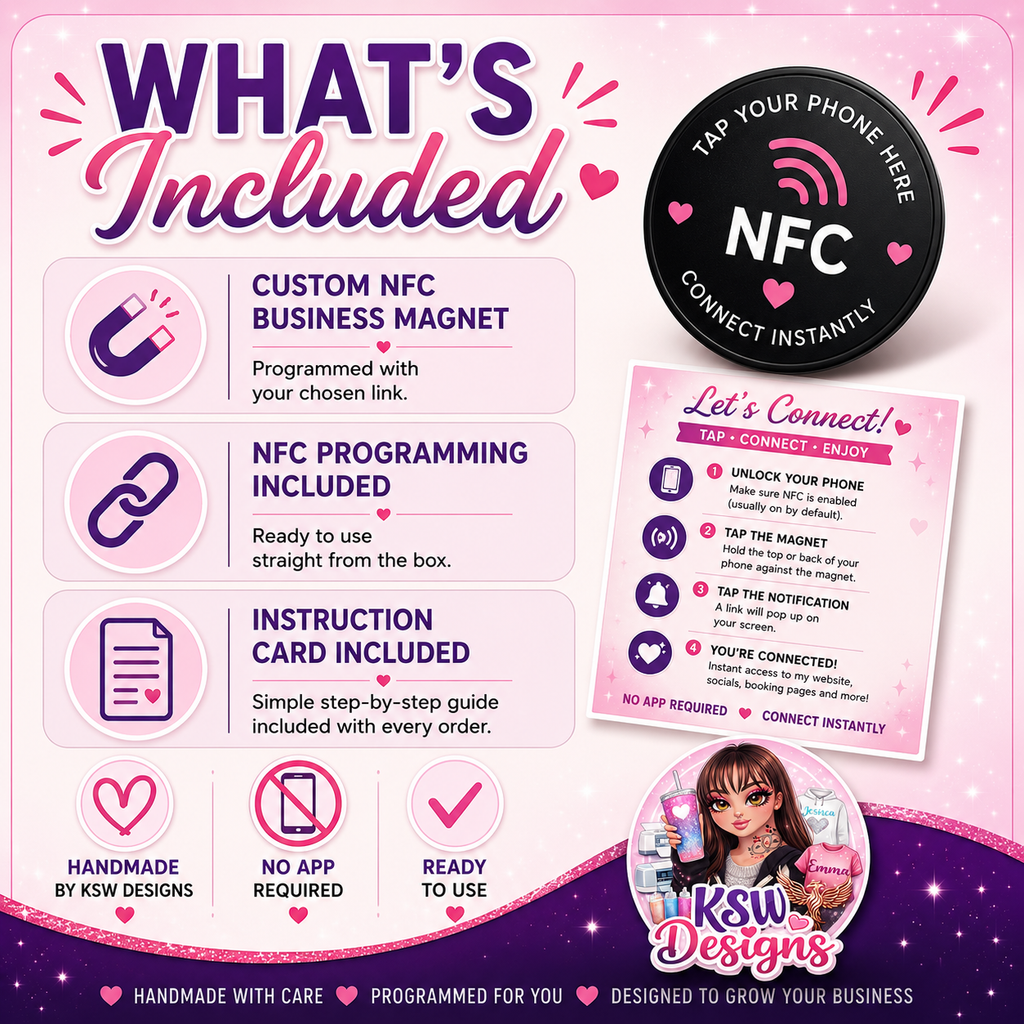 Custom NFC Business Magnet