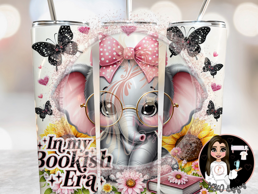 In My Bookish Era Elephant 20oz Tumbler