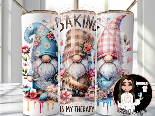 Baking Is My Therapy 20oz Tumbler