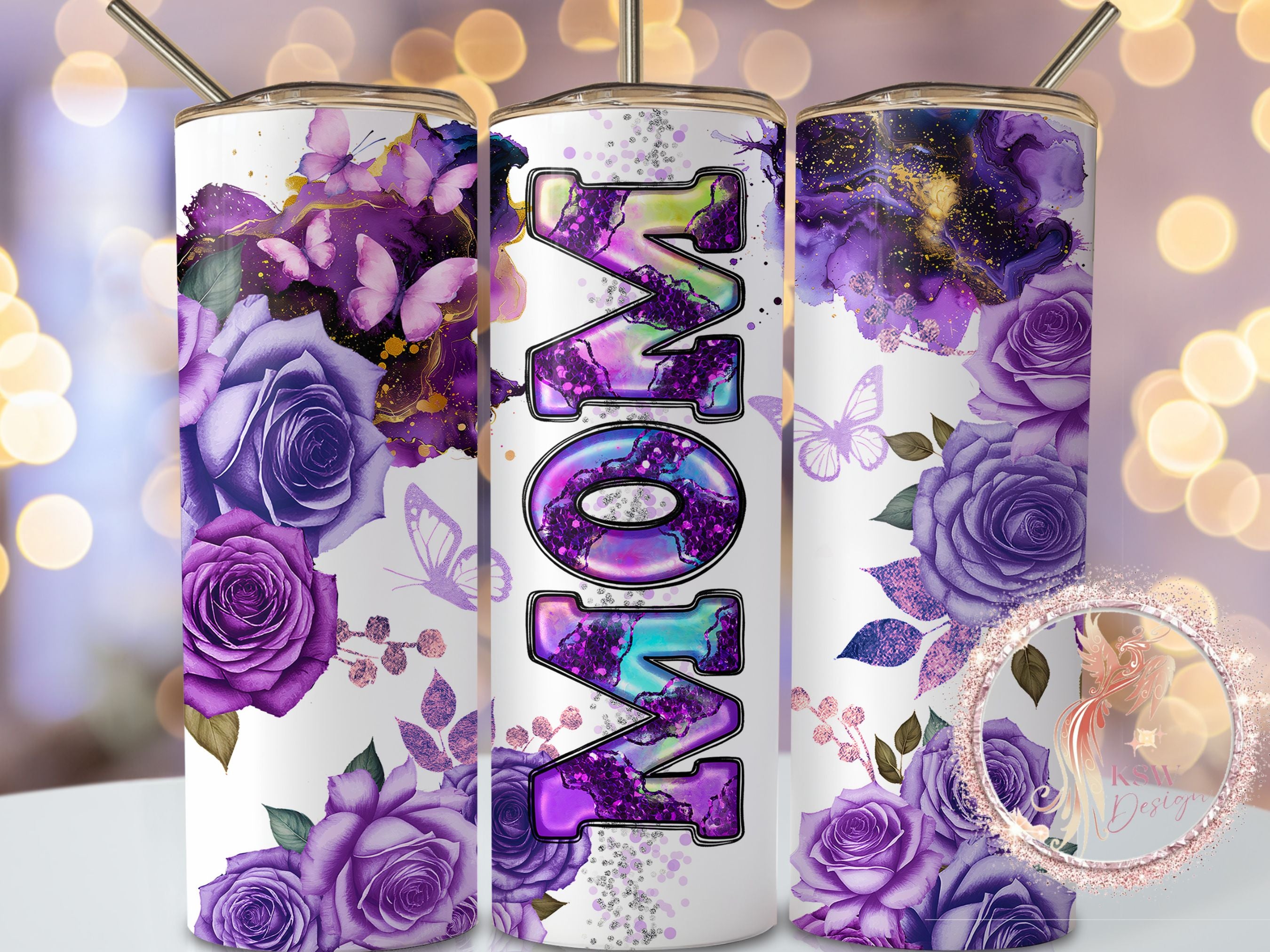 Floral Mom 20oz Tumbler