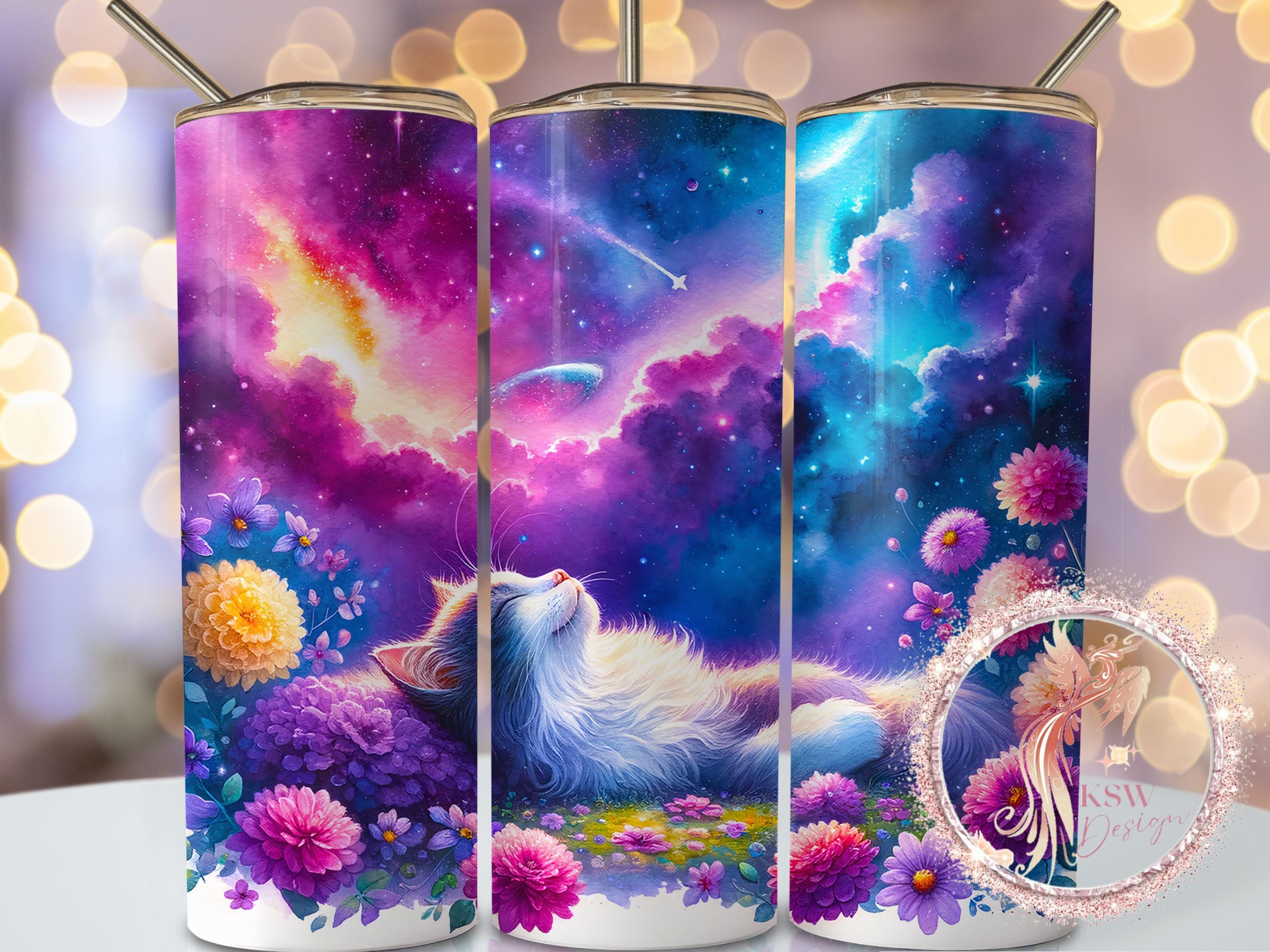 Kitten Galaxy 20oz Tumbler