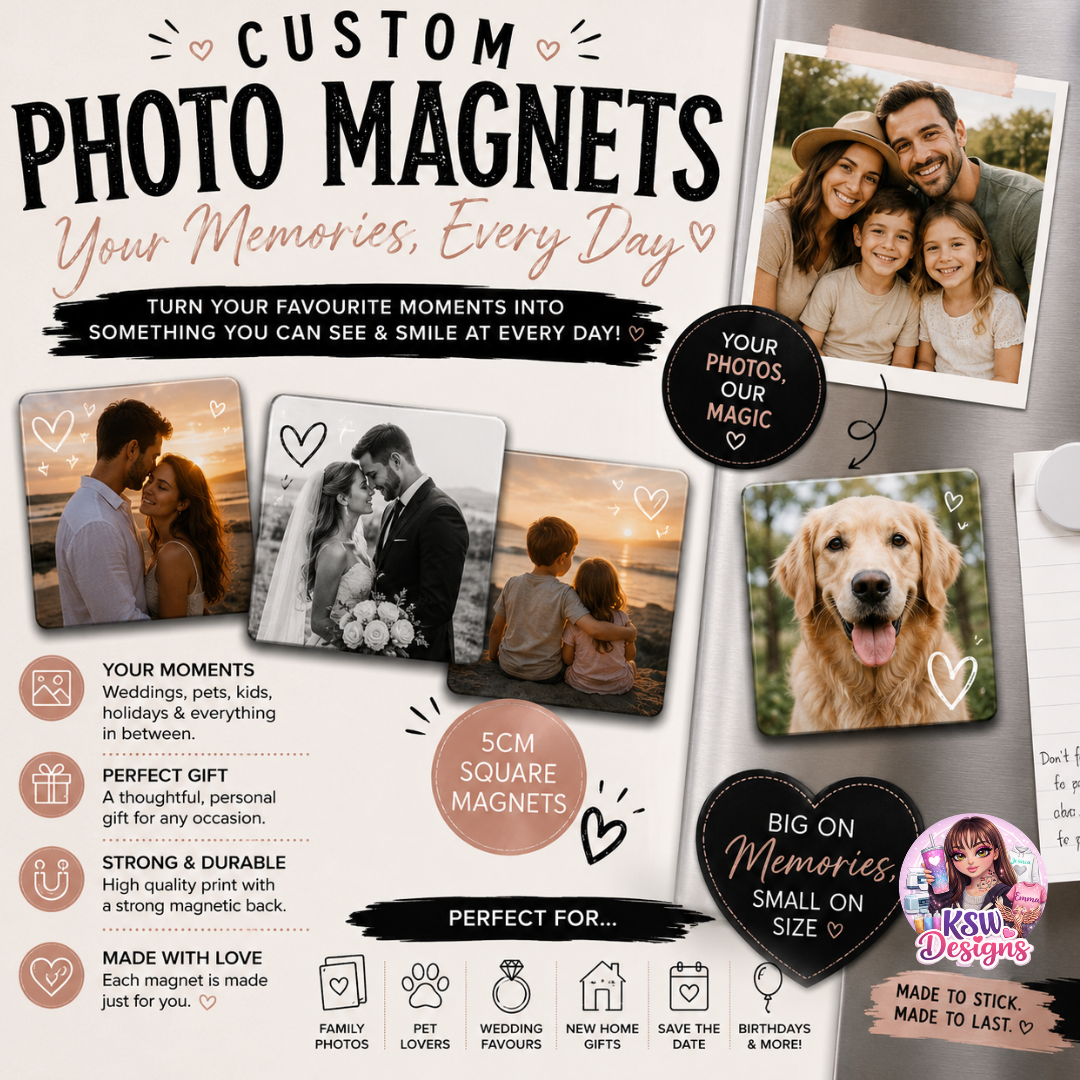 Custom Photo Magnet | Personalised Fridge Magnet