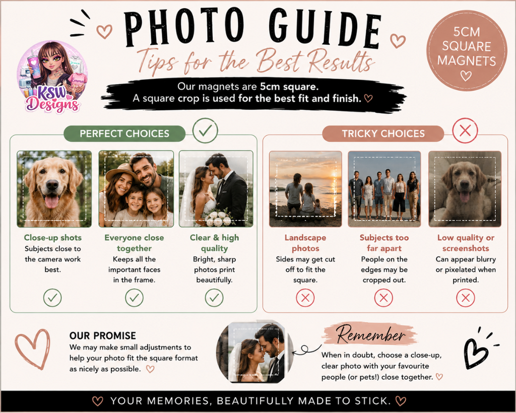 Custom Photo Magnet | Personalised Fridge Magnet