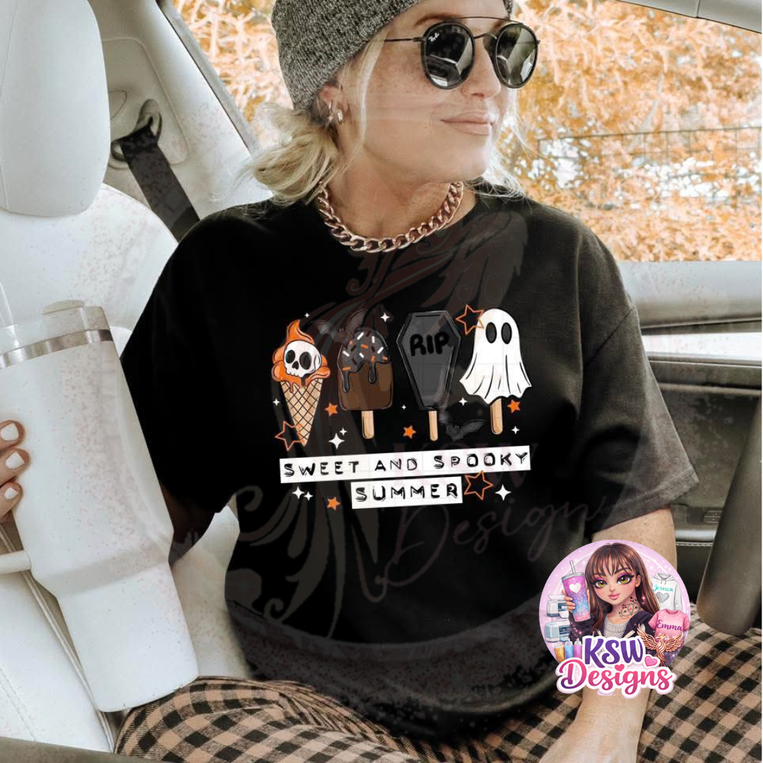 Sweet & Spooky Summer T-Shirt – Cute Summerween Shirt