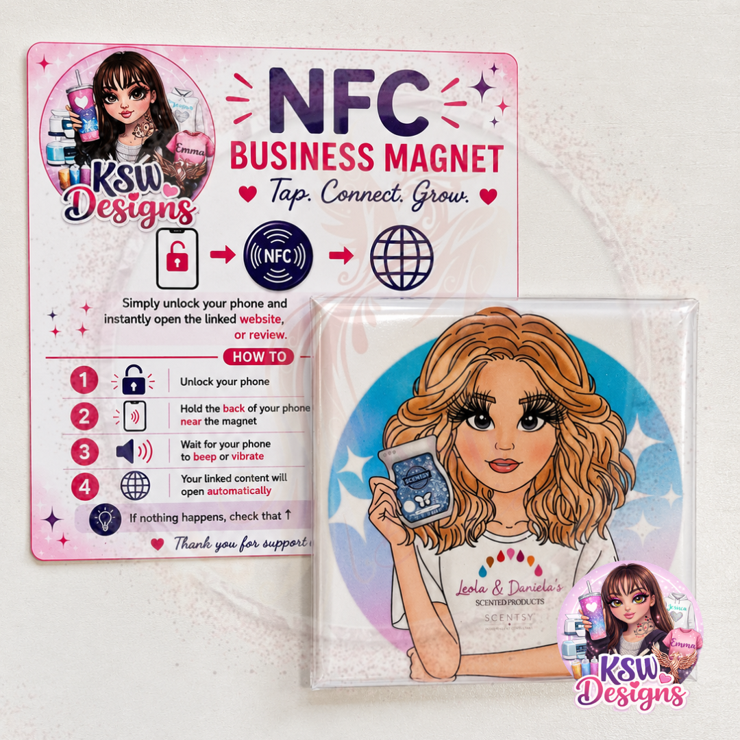 Custom NFC Business Magnet