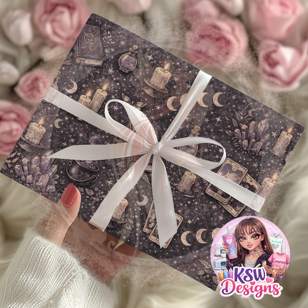 Moonlight Divination Wrapping Paper Sheets