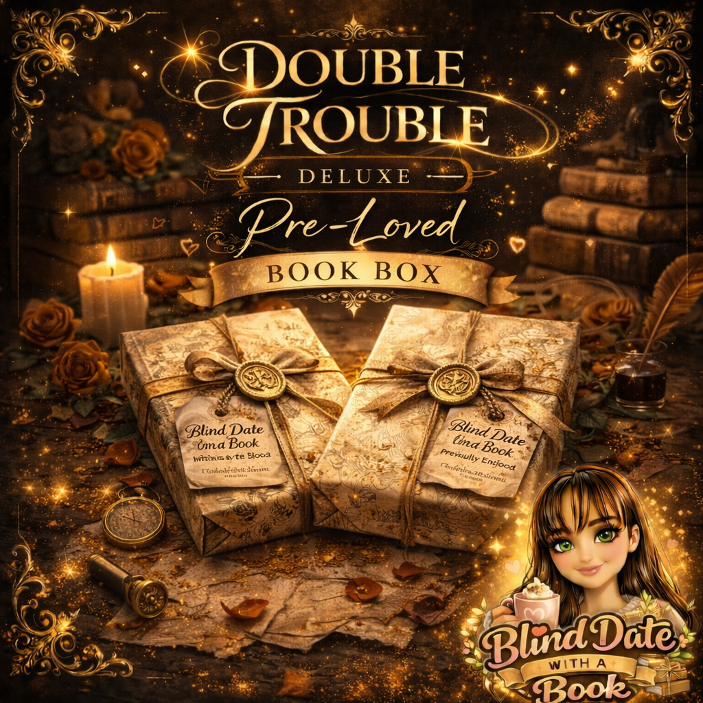Value deluxe
mystery book gift box, second-hand books with extras