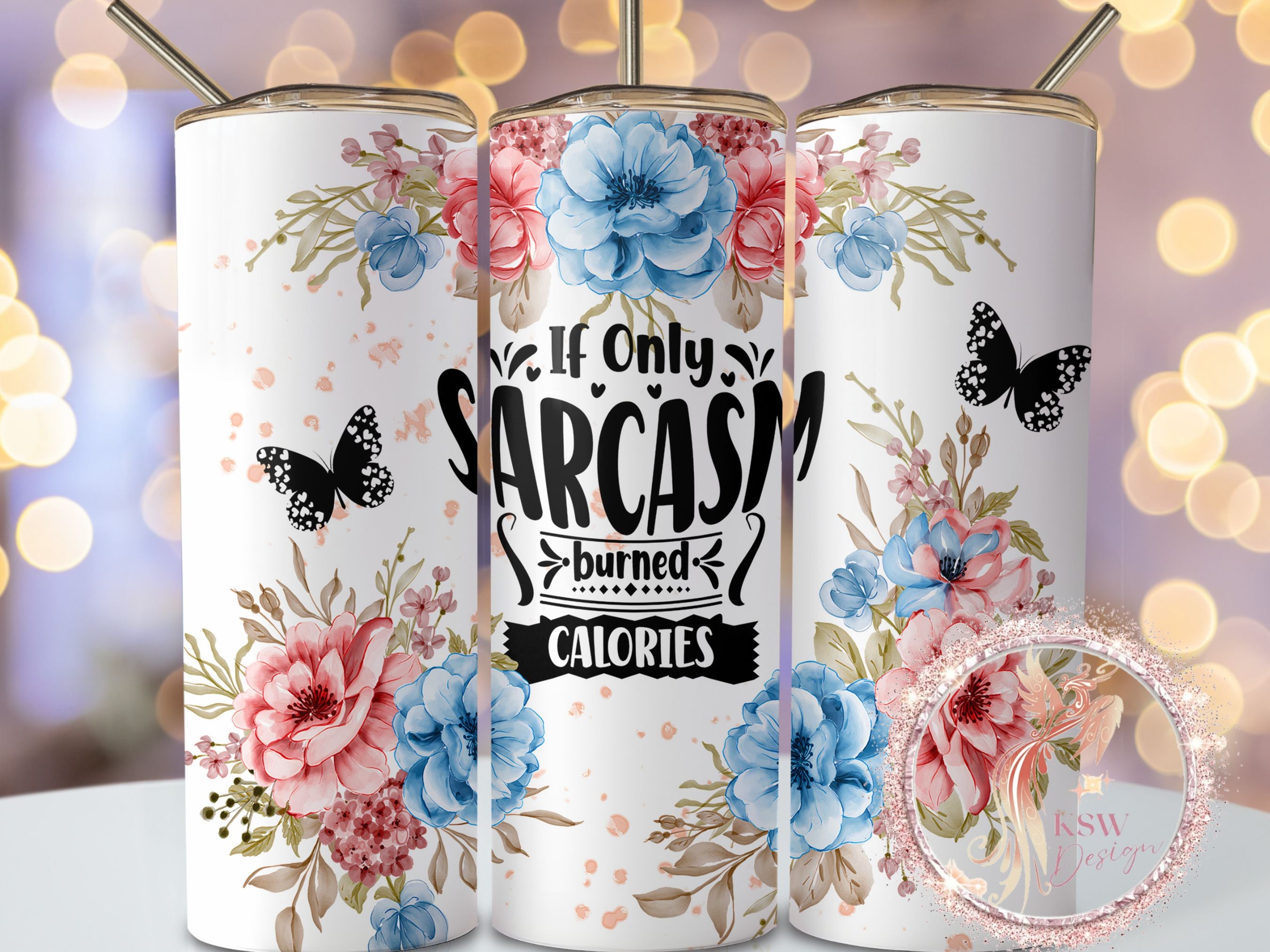 Sarcasm Calories 20oz Tumbler