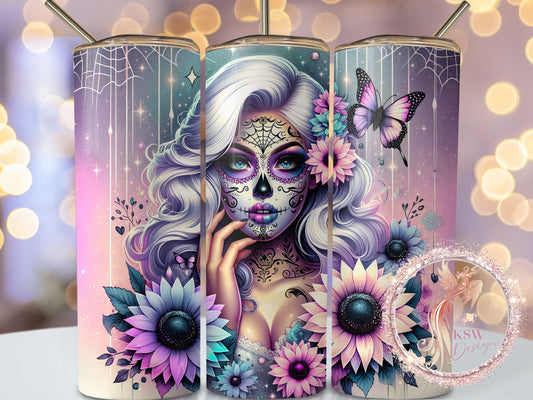 Sugar Skull Woman 20oz Tumbler