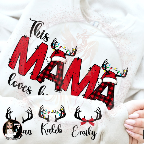 This Mama Loves Her Reindeers Hoodie