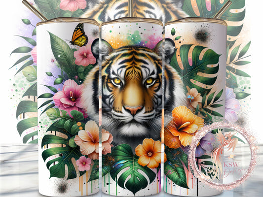 Tropical Tiger 20oz Tumbler