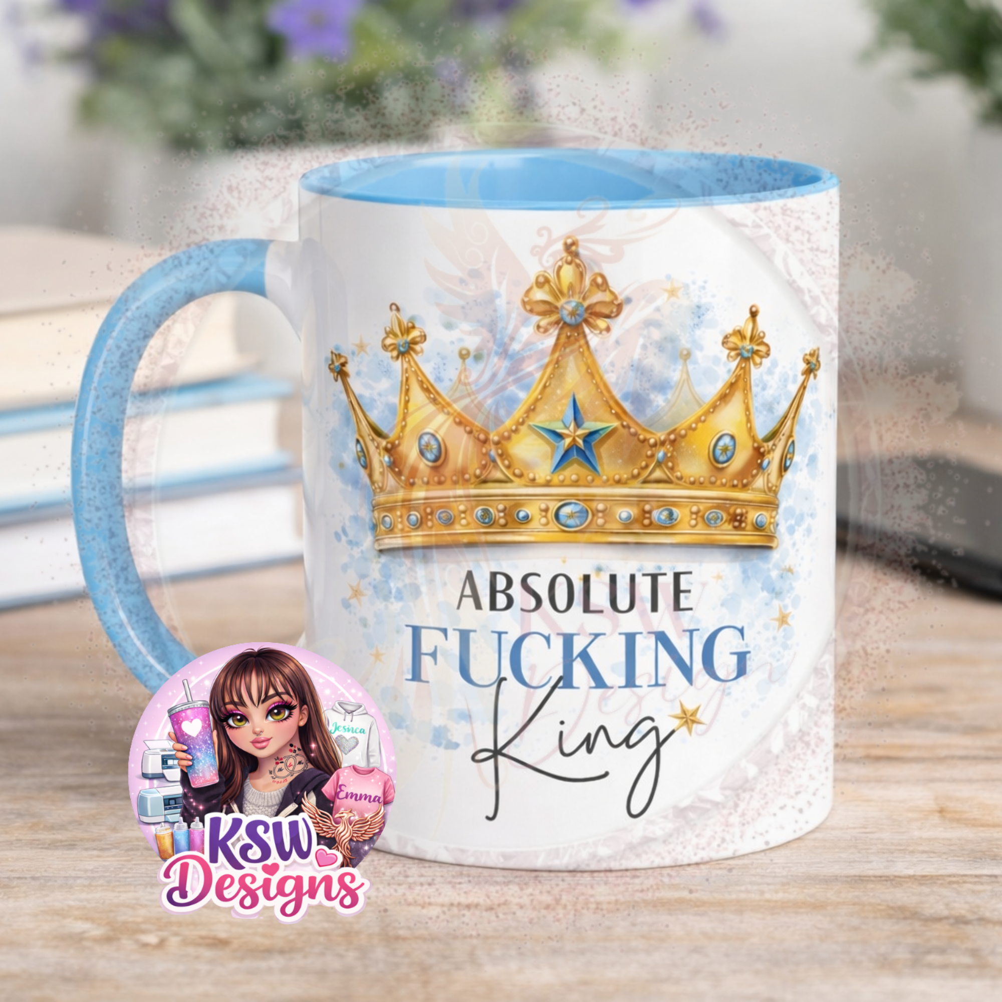Absolute F*cking King – Crown Mug