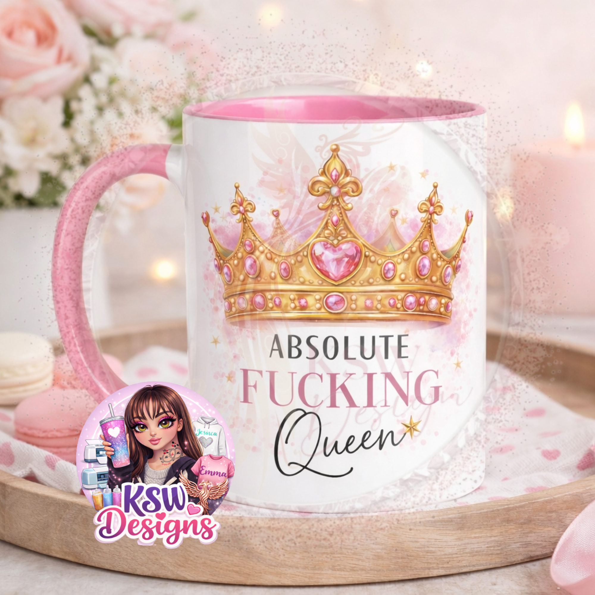 Absolute F*cking Queen – Crown Mug