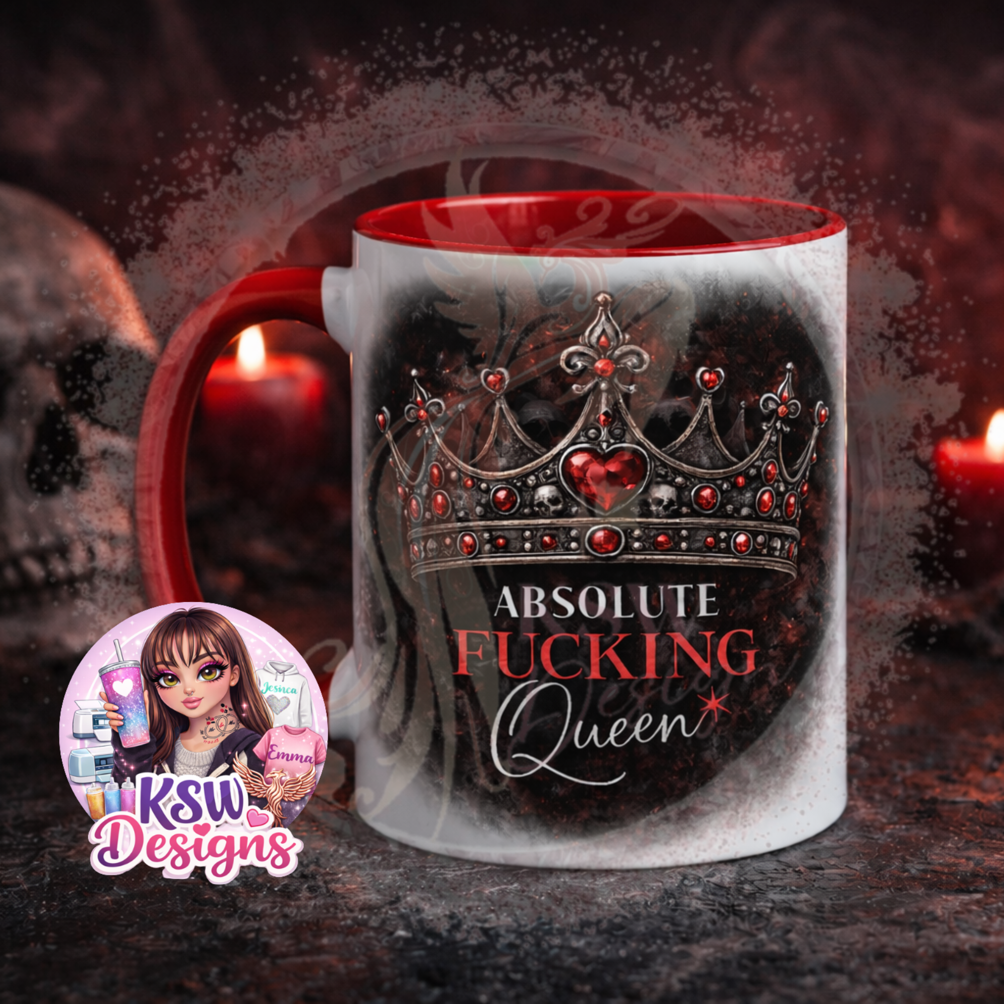 Gothic Absolute F*cking Queen Mug