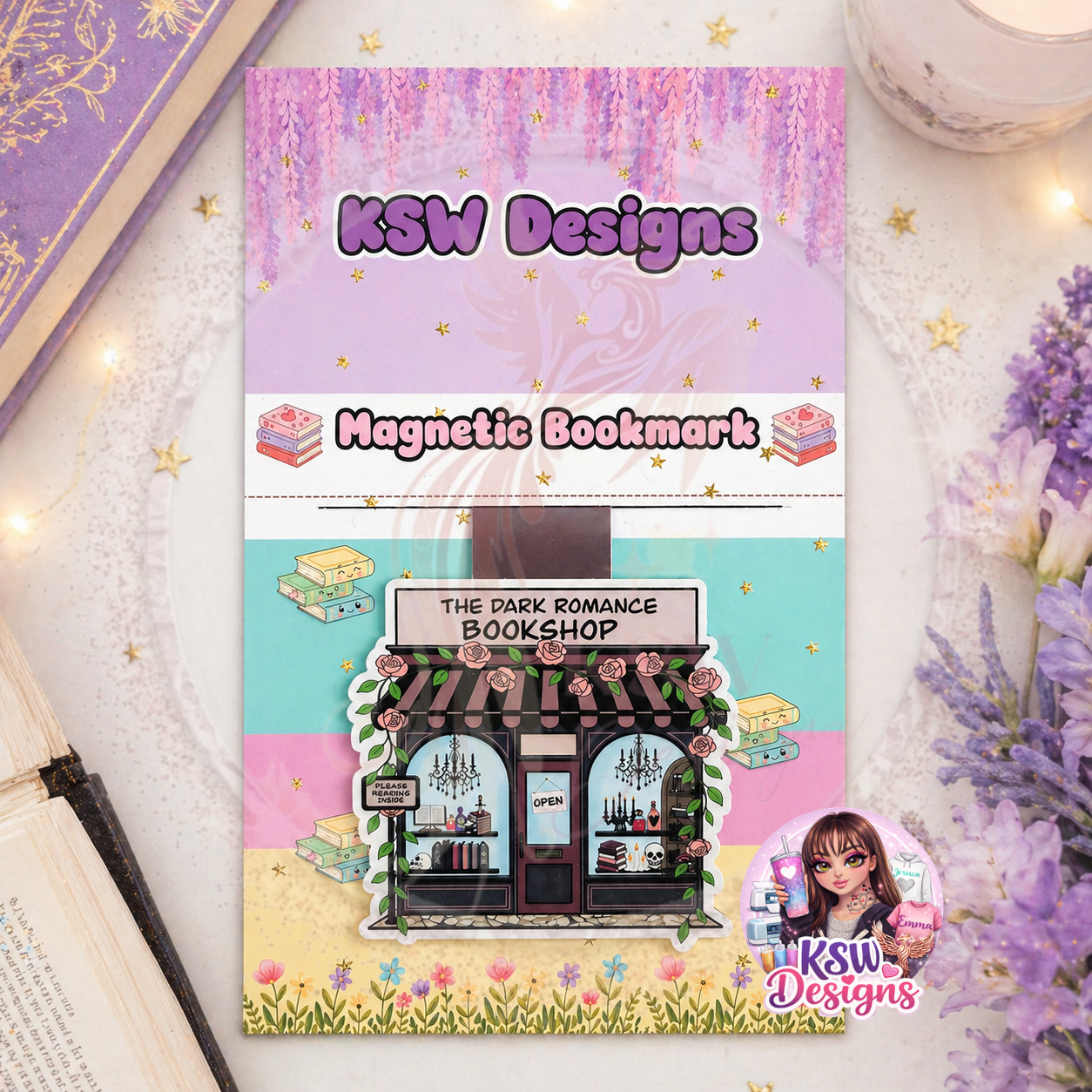 The Dark Romance Bookshop Magnetic Bookmark