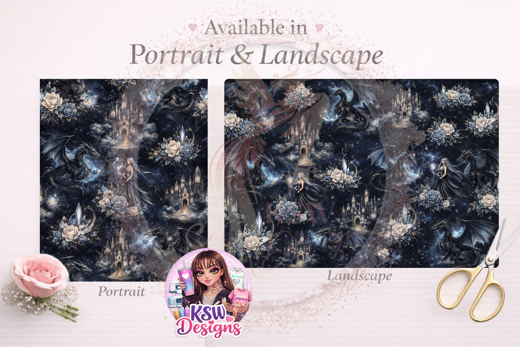 Enchanted Kingdom Wrapping Paper Sheets