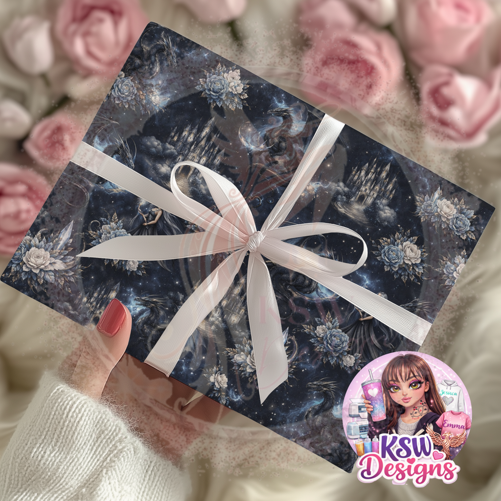 Enchanted Kingdom Wrapping Paper Sheets