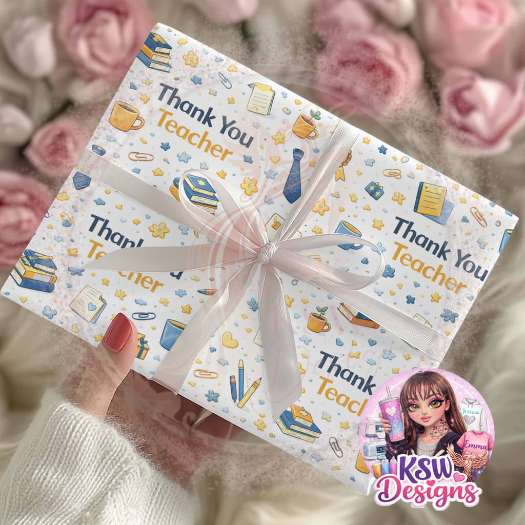 Classic Classroom Edition Wrapping Paper Sheets