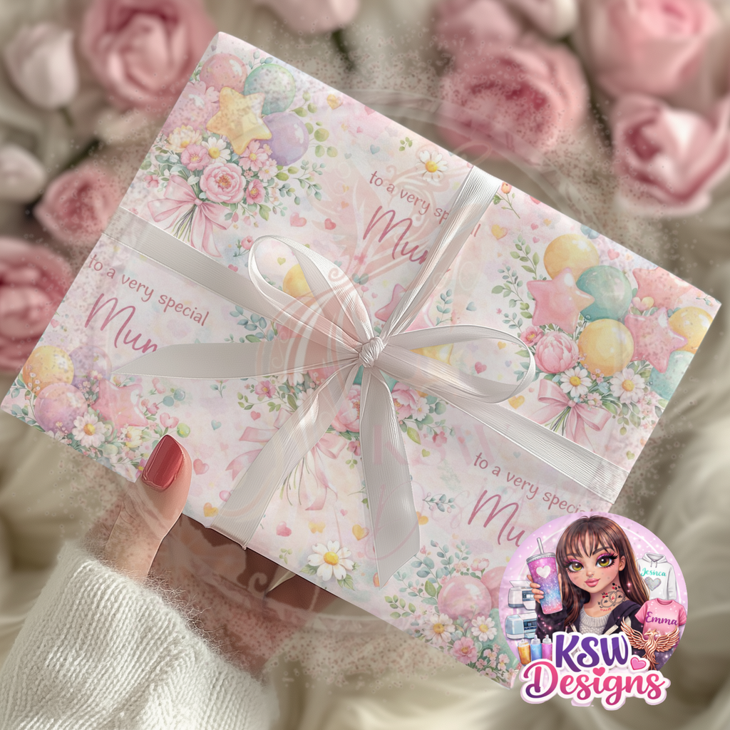To a Very Special Mum – Mother’s Day Wrapping Paper Sheet