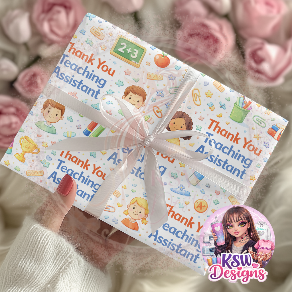 Classroom Heroes- TA  Wrapping Paper Sheets