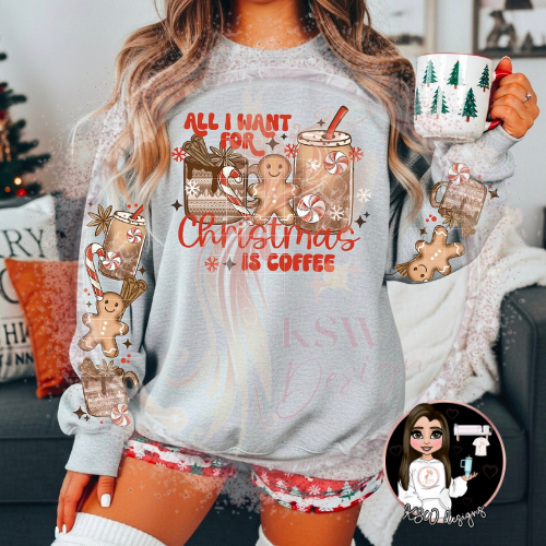 All I Want For Christmas Is Coffee T-Shirt