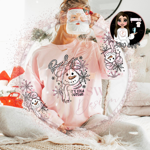 Baby It's Cold Outside Zip-Up Hoodie