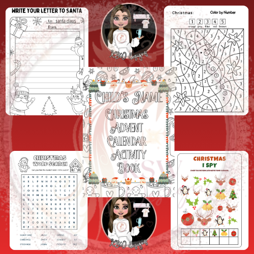 Personalised Advent Activity Book