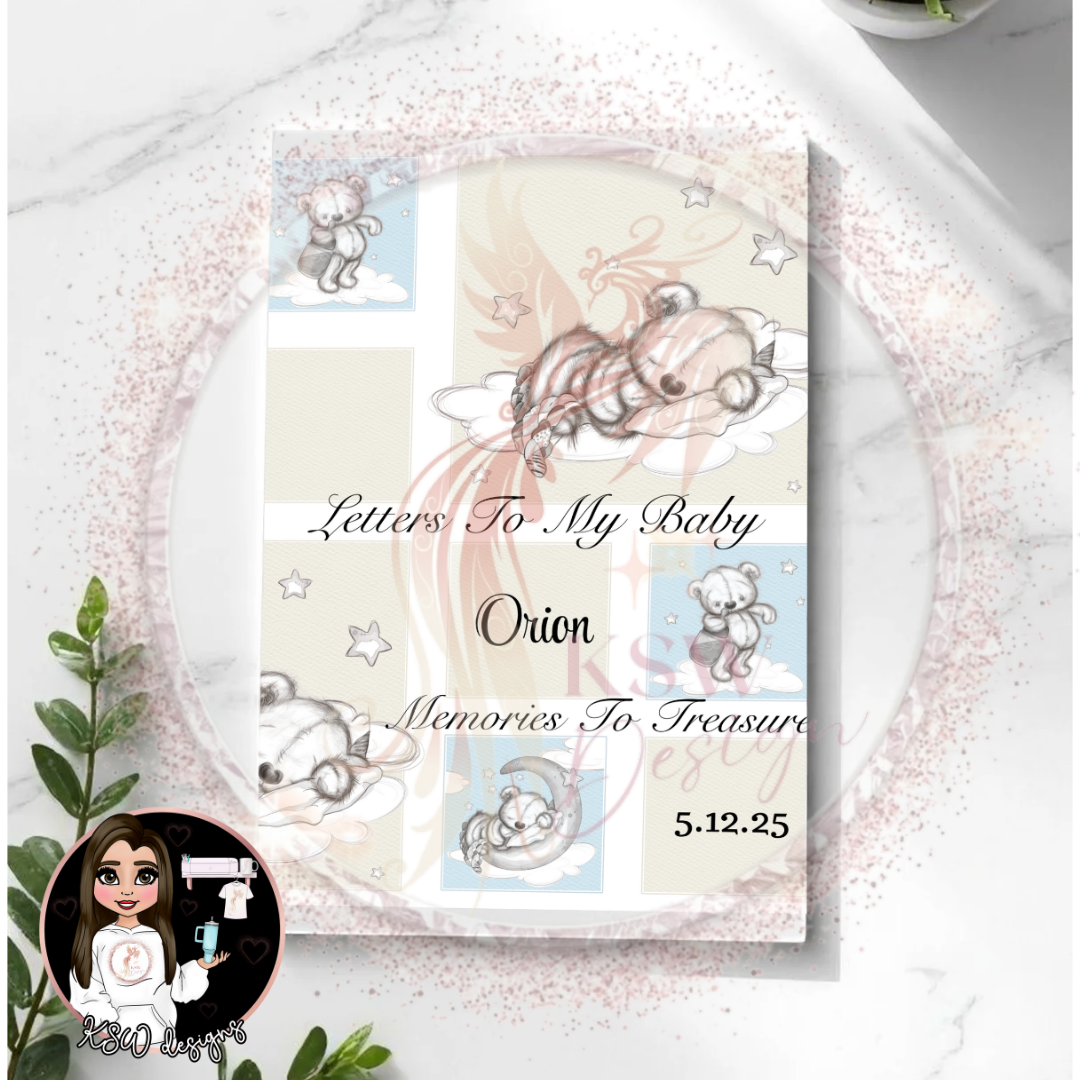 Letters To My Baby Personalised A5 Notebook