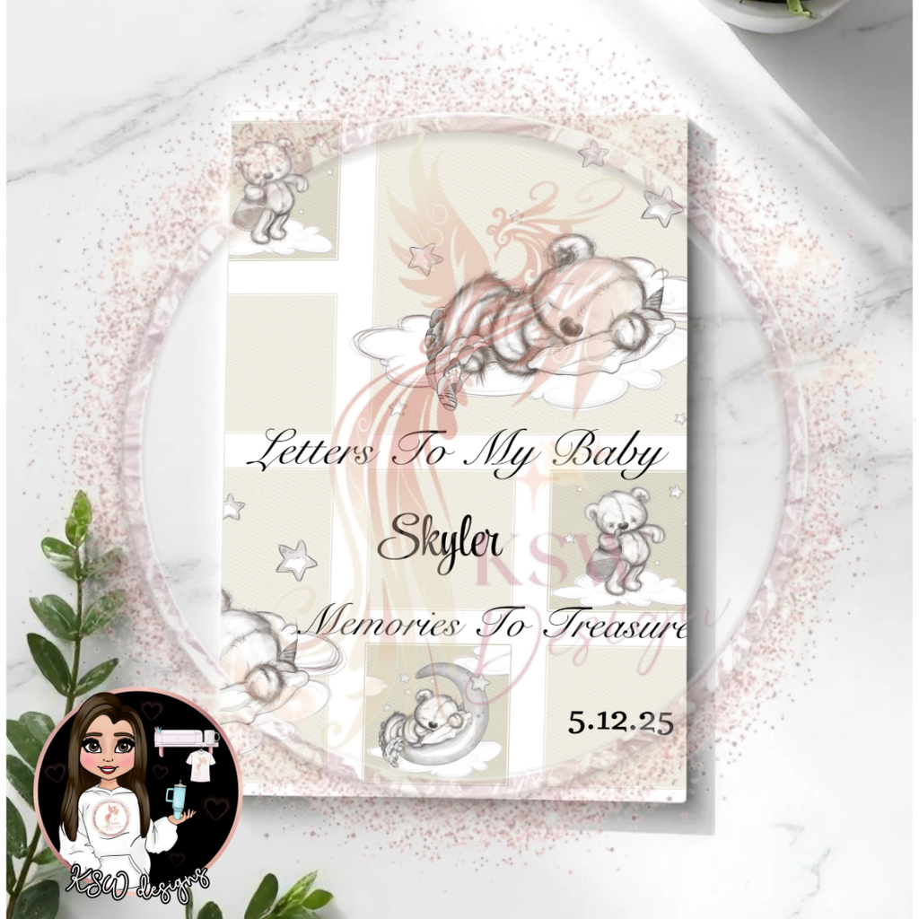 Letters To My Baby Personalised A5 Notebook