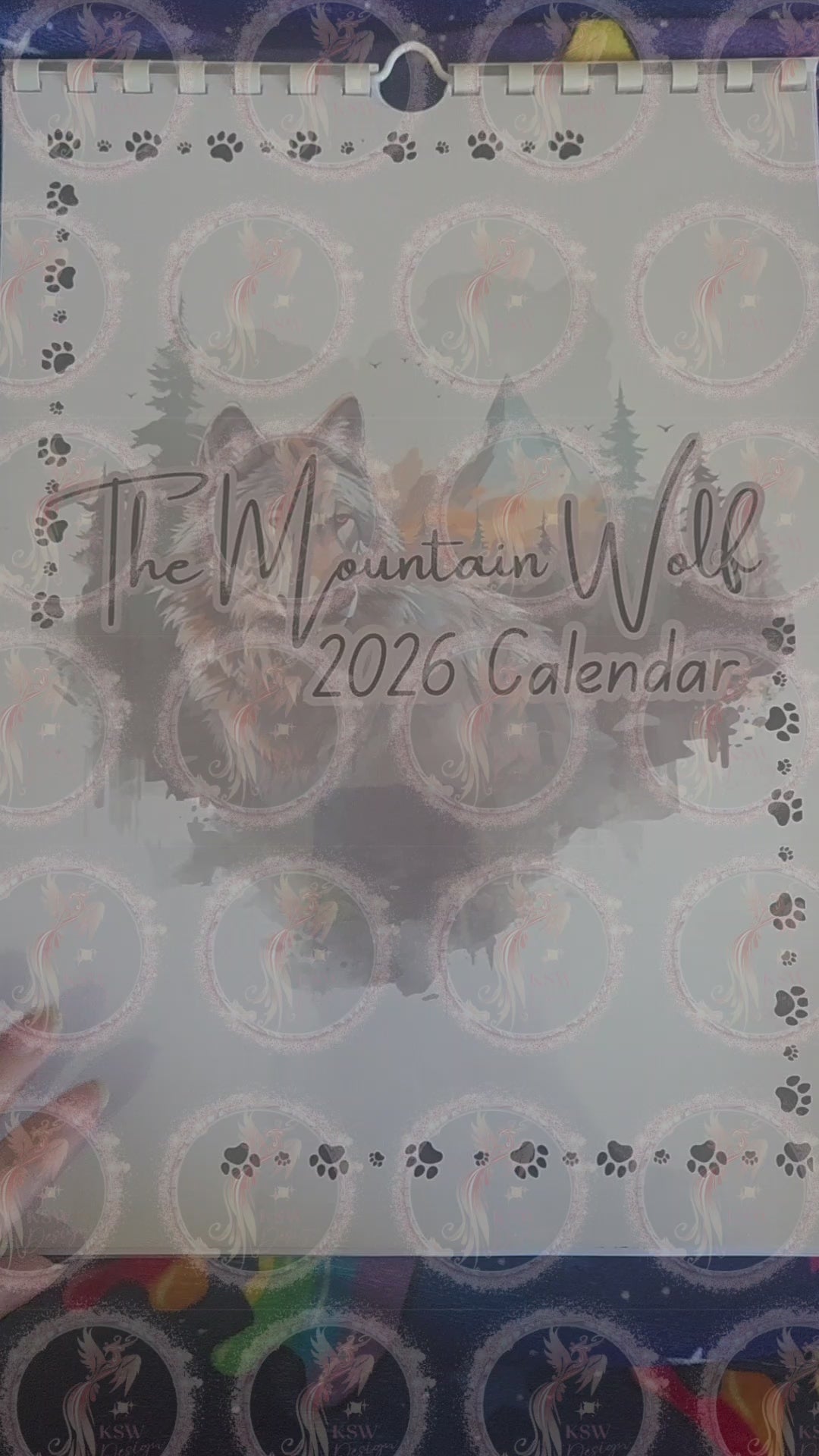 Mountain Wolf 2026 Calendar