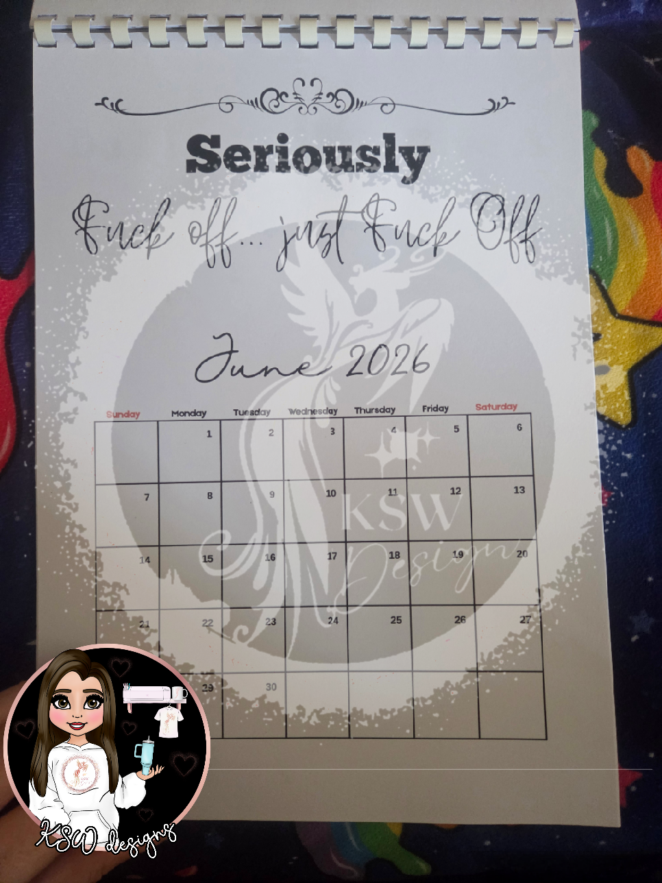 The Fuck It 2026 Calendar - 365 Days Of Whatever